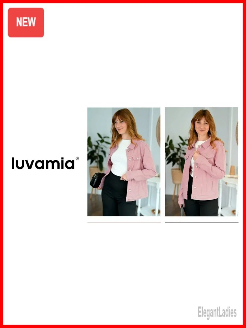 Women's Basic Button Down Stretch Fitted Long Sleeve Denim Jean Jacket